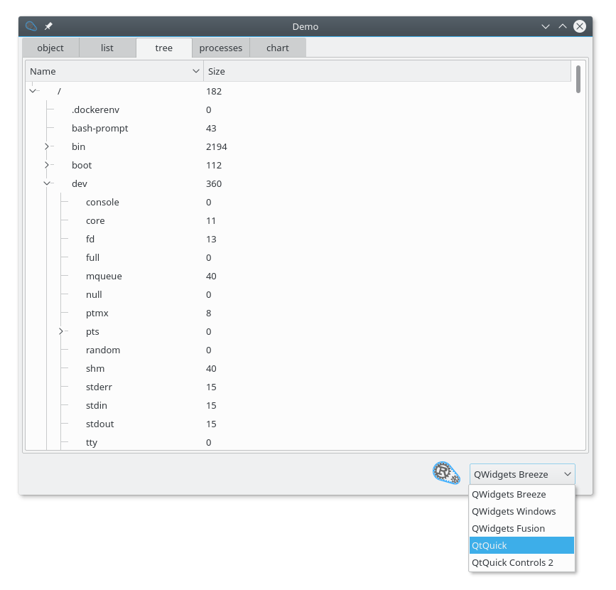 Qt Widgets UI with Rust logic